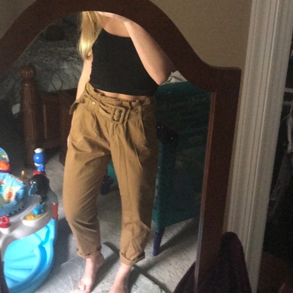 Top shop loose khaki pants - Picture 3 of 5